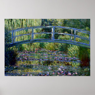 Pôster Ponte japonesa - Pont Japonais - por Claude Monet