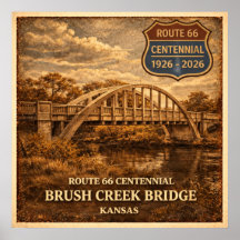 Ponte Kansas Route 66 Brush Creek