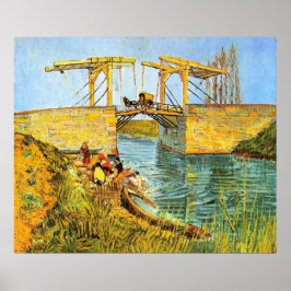 Pôster Ponte Langlois em Arles por Vincent van Gogh