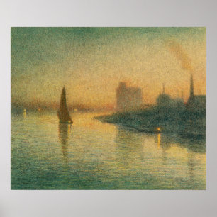 Poster Ponte Londres - Joseph Pennell - 1893