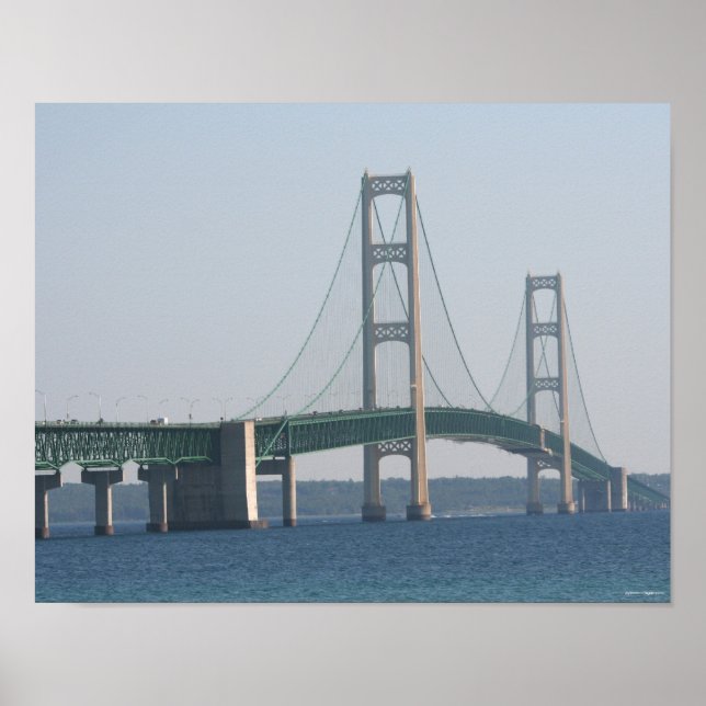 Poster Ponte Mackinac (Frente)