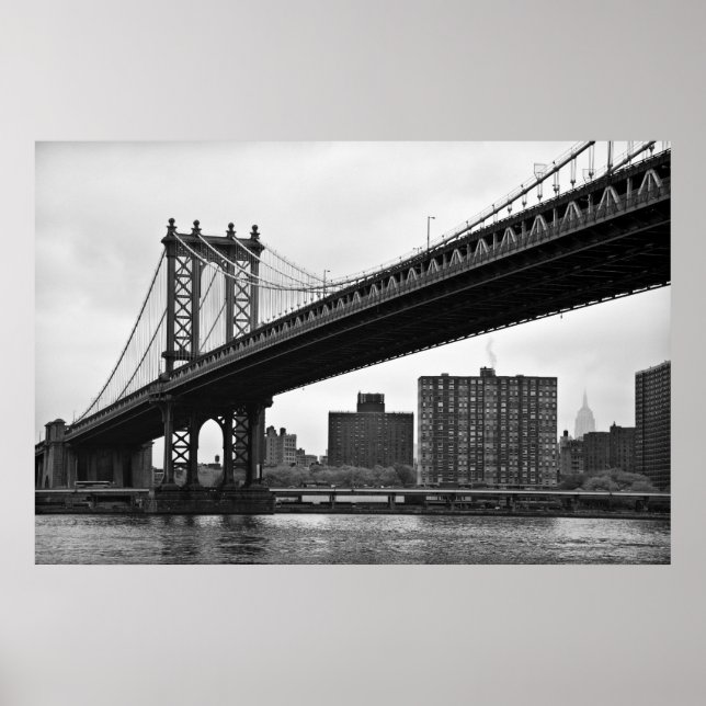 Poster Ponte Manhattan em Nova Iorque (Frente)