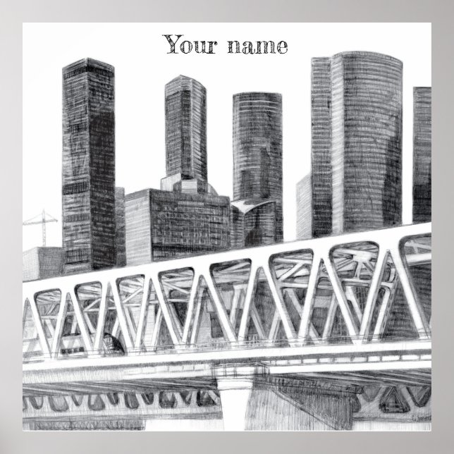 Poster Ponte metropolitana (Frente)