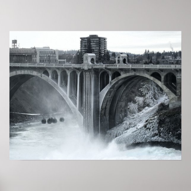 Poster Ponte Monroe Rua 2 - Spokane Washington (Frente)