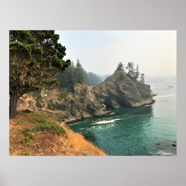 Poster Ponte Natural, Thunder Rock Cove, Oregon (Frente)