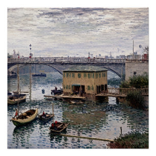 Pôster Ponte no Argenteuil no Dia da Cinza