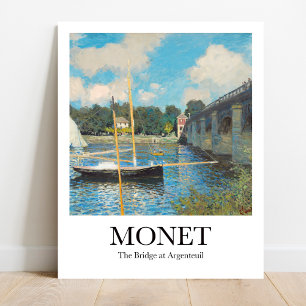 Poster Ponte no Argenteuil por Claude Monet