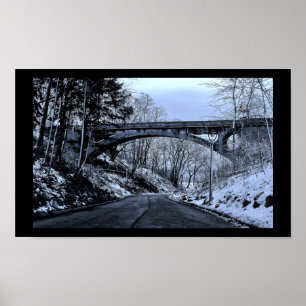 Pôster Ponte no inverno