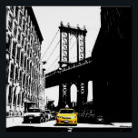 Pôster Ponte Nova Iorque Nyc Yellow Taxi Brooklyn<br><div class="desc">Imagem Nova Iorque Nyc Yellow Taxi Brooklyn Bridge Pop Art</div>