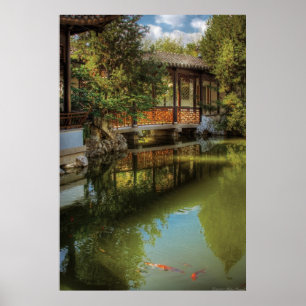 Pôster Ponte - o jardim chinês