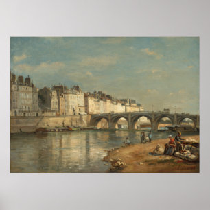 Poster Ponte Paris Pont - Vintage