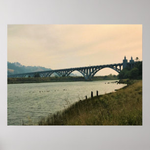 Poster Ponte Patterson, Dourada Beach, Oregon