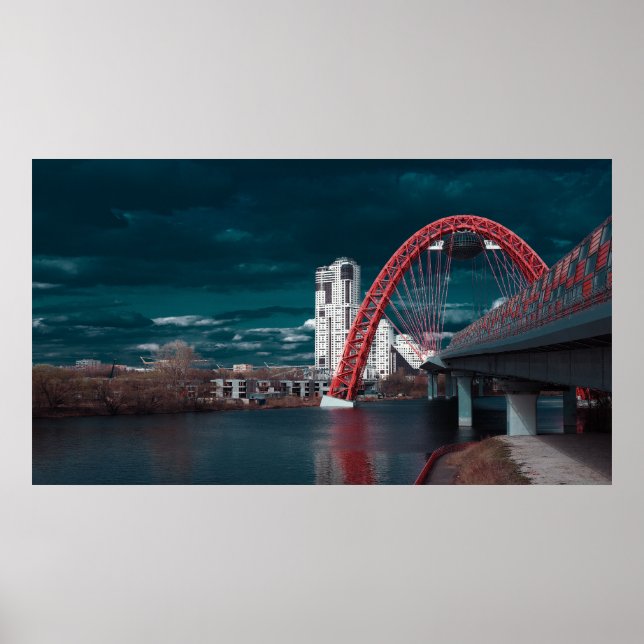 Poster Ponte Picturesca Moscou (Frente)