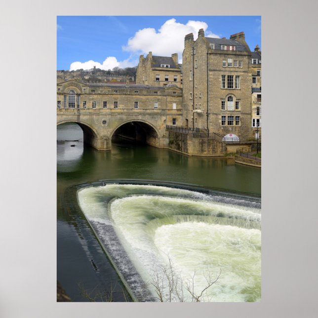 Poster Ponte Pulteney, Bath. (Frente)