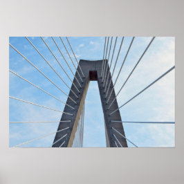 Poster Ponte Ravenel, Charleston, Carolina do Sul