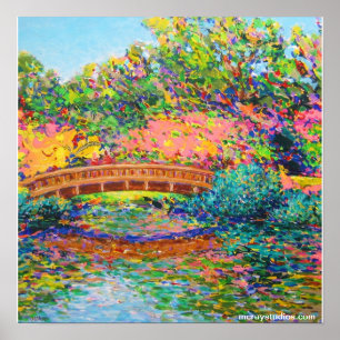Pôster "Ponte & reflexão "