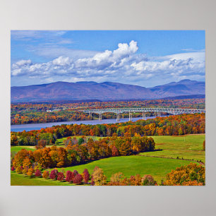 Poster Ponte Rhinecliff no outono