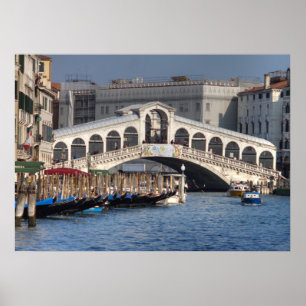 Pôster Ponte Rialto Veneza Itália