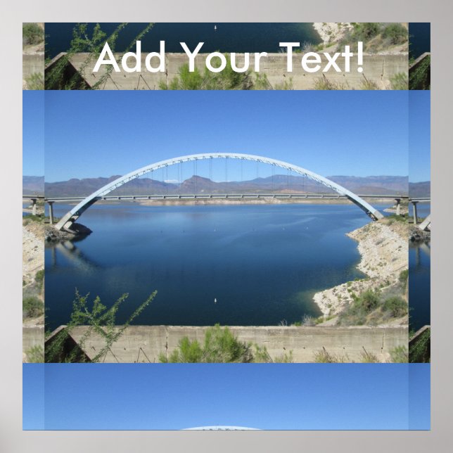 Poster Ponte Roosevelt Lake Arch (Frente)