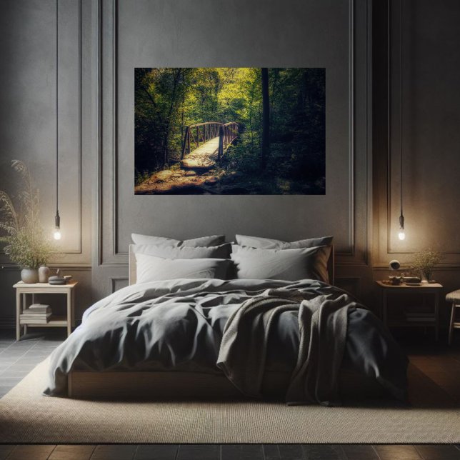 Poster Ponte Russa na Foto Nacional da Floresta de Shenan (Criador carregado)