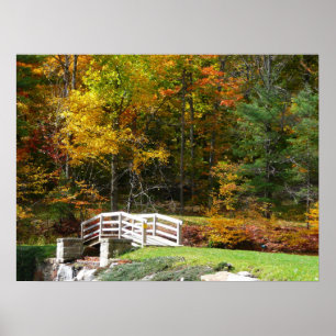 Poster Ponte Seven Springs Fall I Paisagem de Outono