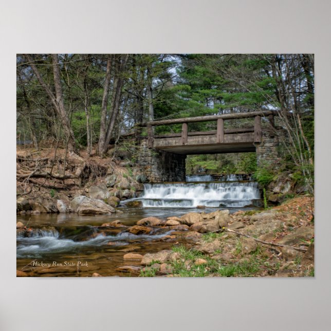 Poster Ponte sobre o Hickory Run (Frente)
