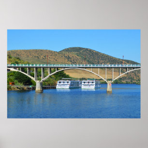 Poster Ponte sobre o rio Douro em Portugal