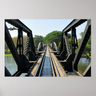 Poster Ponte sobre o rio Kwai na Ferrovia da Morte