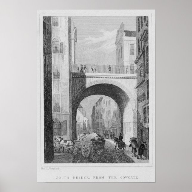 Pôster Ponte Sul do Cowgate (Frente)