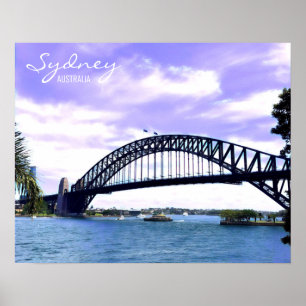 Poster Ponte Sydney Ferry Harbor