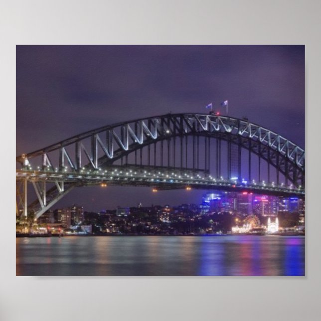 Poster Ponte Sydney Harbor Austrália (Frente)