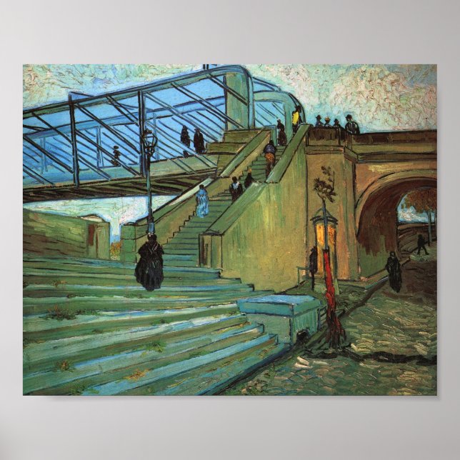 Pôster Ponte Trinquetaille (F481) Van Gogh de Belas Artes (Frente)