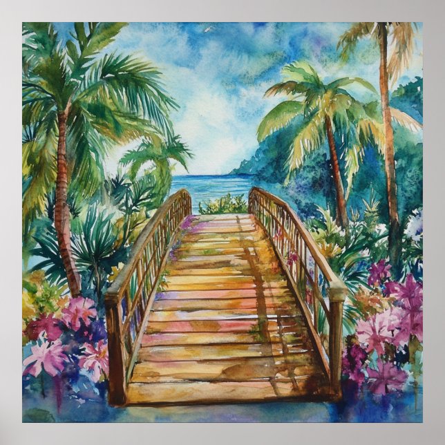 Poster Ponte Tropical (Frente)