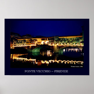 Pôster Ponte Vecchio
