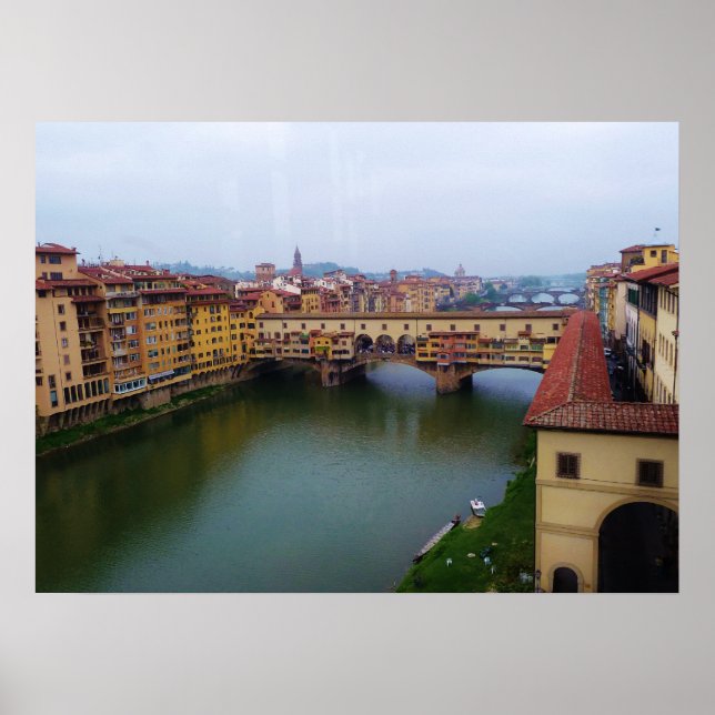 Poster Ponte Vecchio, Florença, Itália (Frente)
