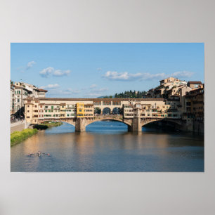Poster Ponte Vecchio - Florença, Toscana, Itália.