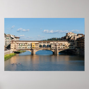 Poster Ponte Vecchio - Florença, Toscana, Itália.