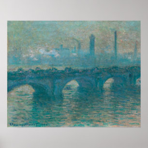 Poster Ponte Waterloo, Clima das Cinzas (1900)