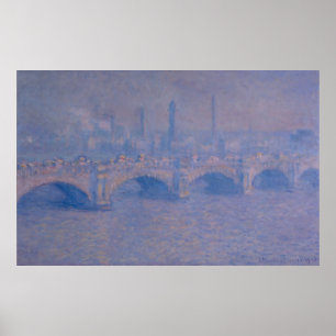 Pôster Ponte Waterloo de Claude Monet