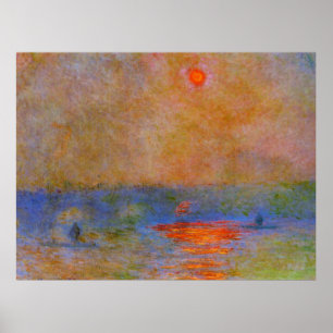 Poster Ponte Waterloo, Luz do Sol no Nevoeiro,