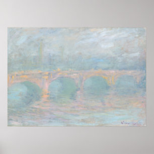 Poster Ponte Waterloo no Sunset - Claude Monet Fine Art