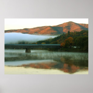 Poster Ponte Windsor Cornish Monte Ascutney Sunrise