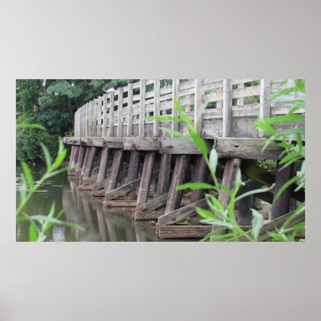 Poster Ponte Wooden Foot (Frente)