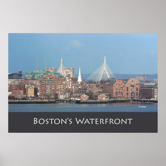 Poster Ponte Zakim de Boston (Frente)