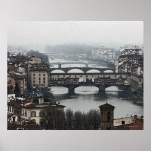 Pôster Pontes de Florença Italia