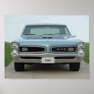 PÔSTER PONTIAC 1966 GTO