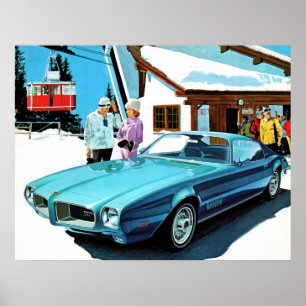 Pôster Pontiac Firebird 1971 Espirit