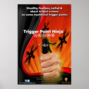 Poster Ponto de Gatilho Ninja® 1 Folha