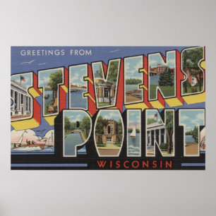 Pôster Ponto de Stevens, Wisconsin - grandes cenas da