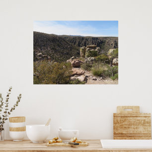 Poster Ponto Massai no Monumento Nacional Chiricahua